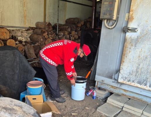 장성군, 화목 보일러 사용 가구에 ‘재처리 용기’ 보급_2